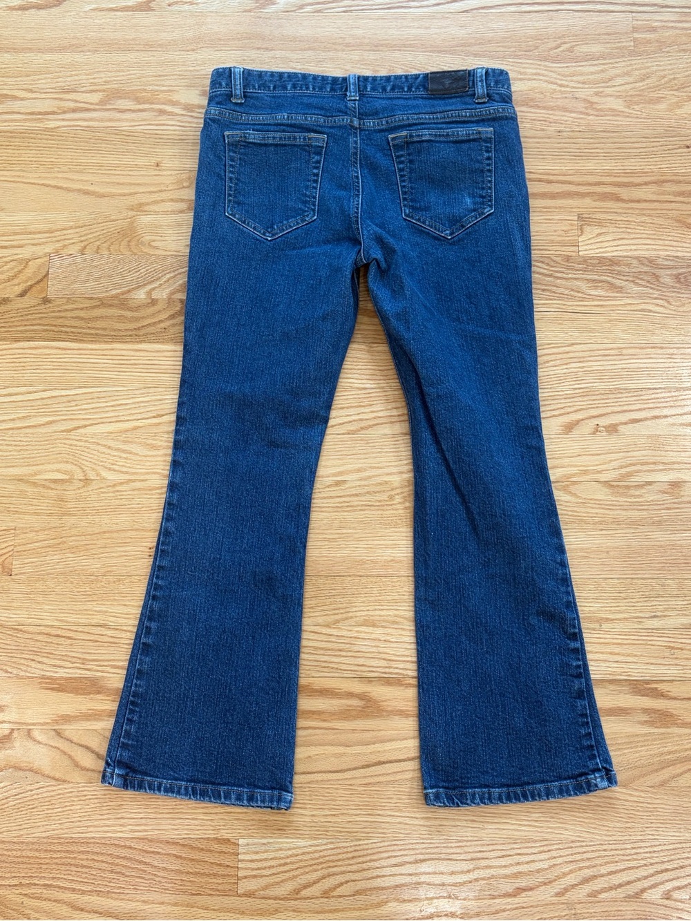 Lands' End Women's Blue Denim dark wash Jeans size 4 petite